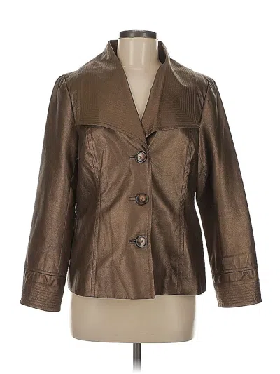 Pre-owned Sharon Young Jacket In Brown