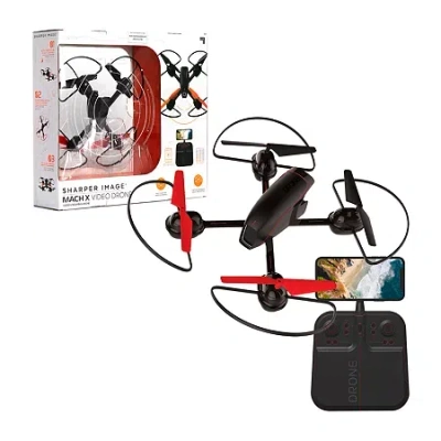 Sharper Image 10" Mach X Video Drone With Streaming Camera In Black