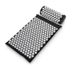 Sharper Image Acupressure Mat & Pillow Set In Black