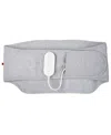 Sharper Image Calming Heat Massaging Heated Lumbar Wrap In Gray