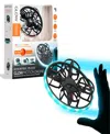 Sharper Image Glow Motion Rechargeable Gesture-control Indoor Stunt Drone In Gray