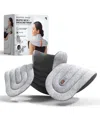 Sharper Image Heated Neck And Shoulder Aromatherapy Wrap, Lavender Scented Hot/cold In Grey