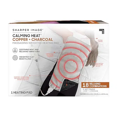 Sharper Image Heating Pad In Gray