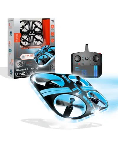 Sharper Image Lumo Stunt Remote Control Glow Drone In Black