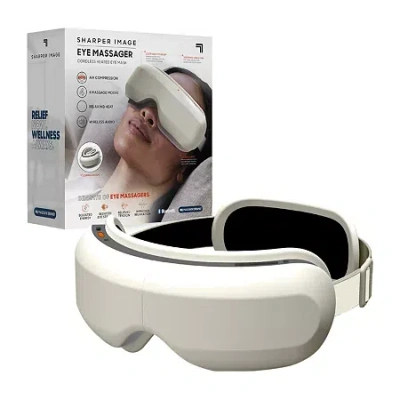 Sharper Image Massaging Eye Mask In Sand