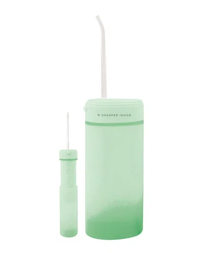 Sharper Image Portable Cordless Flosser In Green