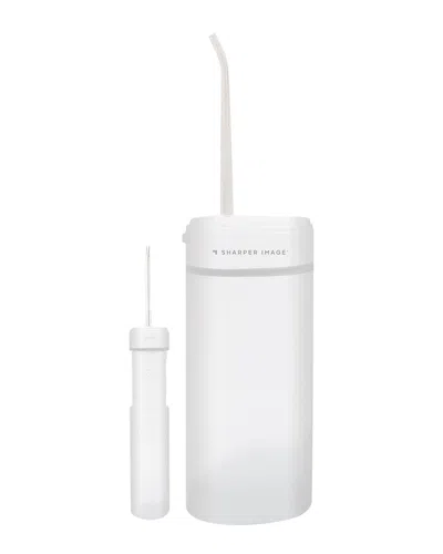 Sharper Image Portable Cordless Flosser In White
