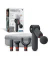 Sharper Image Powerboost Flex Pivot Percussion Massager In Gray