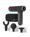 Sharper Image Powerboost Pro+ Compact Hot & Cold Percussion Massager In Black