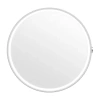 Sharper Image Spastudio Waterproof Fogless Shower Mirror Bluetooth Speaker In White