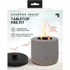 Sharper Image Tabletop Fire Pit In Gray