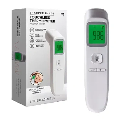 Sharper Image Touchless Thermometer In White
