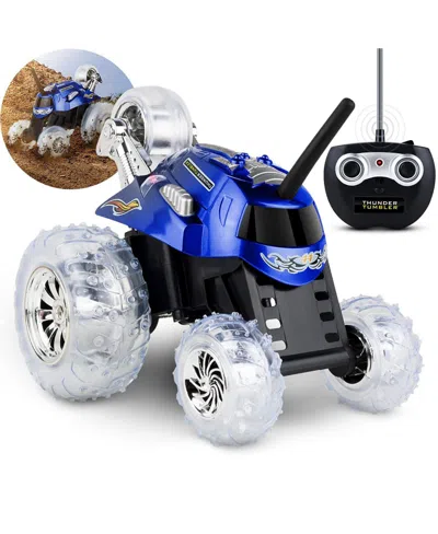 Sharper Image Toy Rc Car Monster Spinning Car In Blue