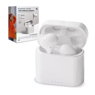 Sharper Image True Wireless Earbuds In White