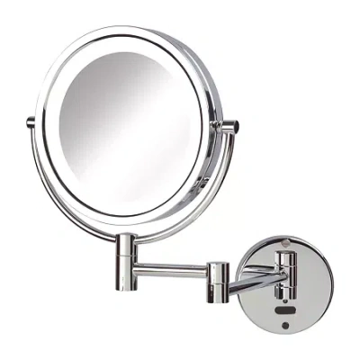 Sharper Image Wall Mount Mirror In Silver