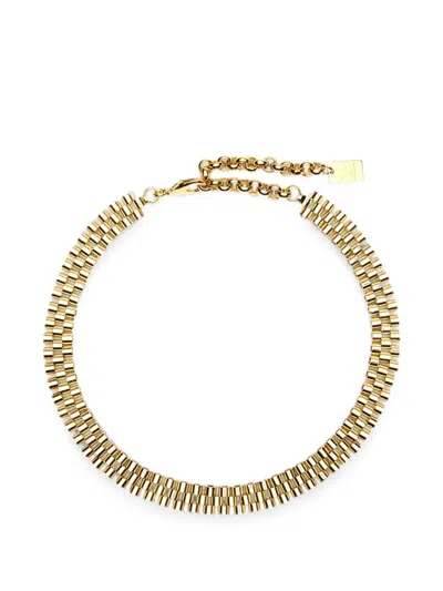 Sharra Pagano On Time Adjustable-chain Necklace In Gold