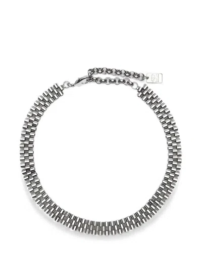 Sharra Pagano On Time Necklace In Silver
