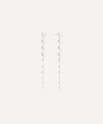 Shashi 14ct Gold-plated Anais Drop Earrings