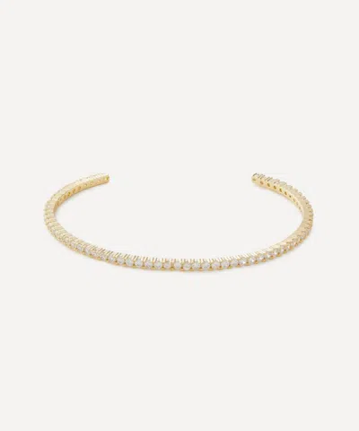 Shashi 14ct Gold-plated Baby Bianca Cuff Bracelet
