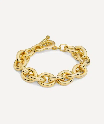 Shashi 14ct Gold-plated Bastille Chain Bracelet