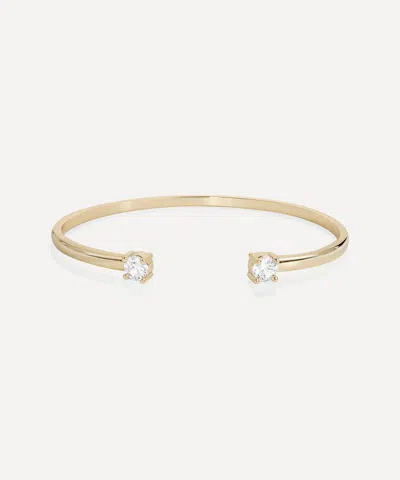 Shashi 14ct Gold-plated Beam Cuff Bracelet