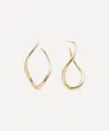 Shashi 14ct Gold-plated Tulip Hoop Earrings