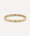 Shashi 14ct Gold-plated Vermeil Silver Bangle Bracelet Set Of 2 In Gold