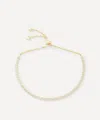 Shashi 18ct Gold-plated Vermeil Silver Diamond Tennis Bracelet