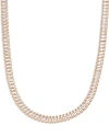 SHASHI 18K GOLD PLATED CUBIC ZIRCONIA NECKLACE, 13.5 + 2 EXTENDER