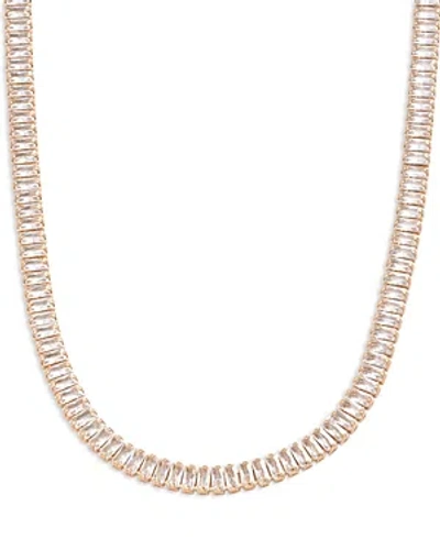 Shashi 18k Gold Plated Cubic Zirconia Necklace, 13.5 + 2 Extender