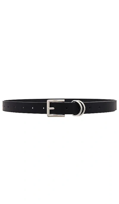 Shashi Agnes Leather Belt In 黑色