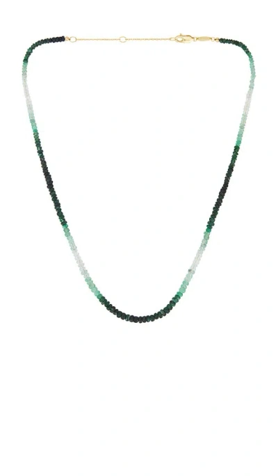 Shashi Aisha Necklace Wrap In Green