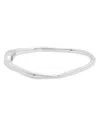 Shashi Asymmetric Cuff Bracelet In White