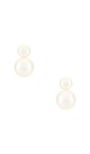 Shashi Baby Bianca Pearl Earring In Ivory