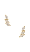 Shashi Baby Isabella Stud Earring In White