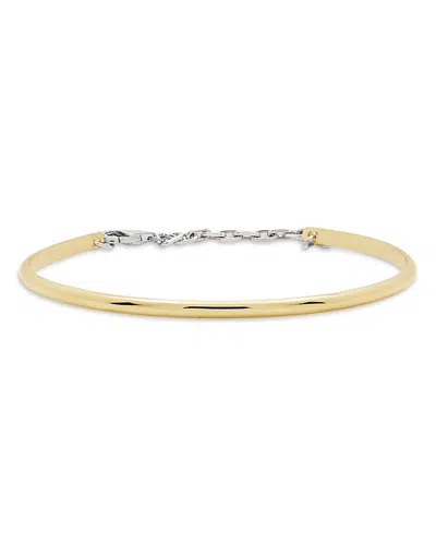 Shashi Bar & Chain Bangle Bracelet In Gold