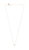 Shashi Bezel Necklace In Gold