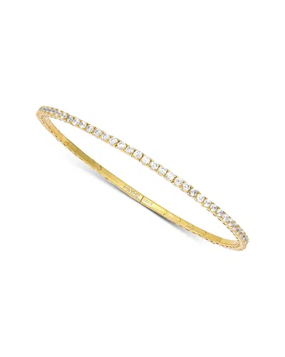 Shashi Bianca Flexi Bangle Bracelet In Gold