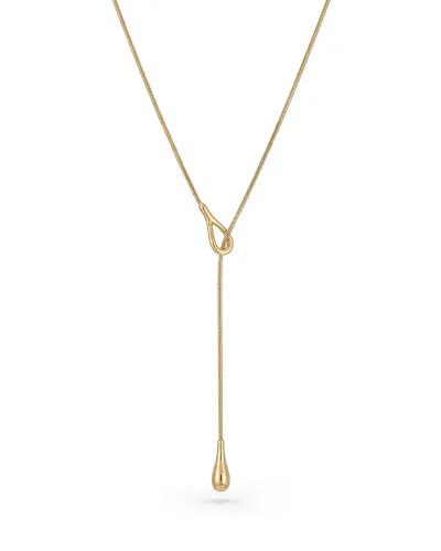 Shashi Bolo Lariat Necklace, 30 In Gold