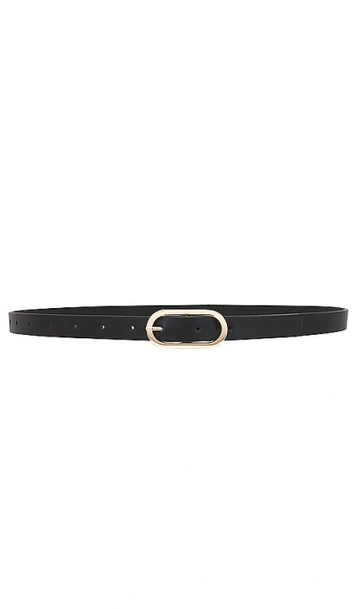 Shashi Brigitte Leather Belt In Black