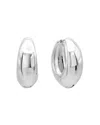 Shashi Silver-plated Cameron Hoop Earrings In Neutral