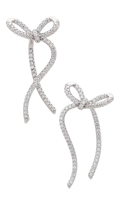 Shashi Caroline Earrings In Silver
