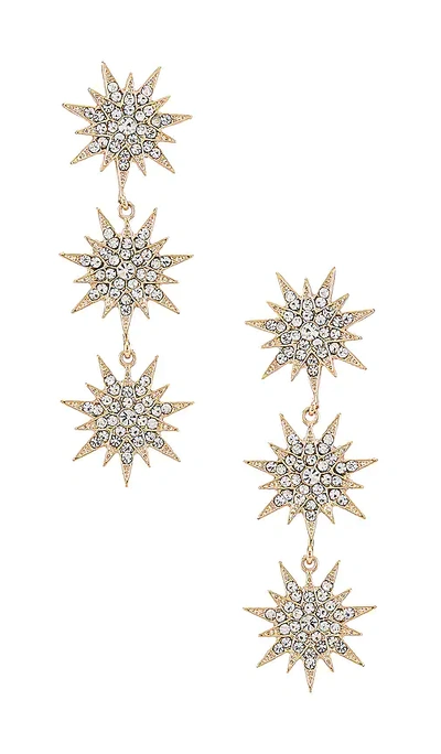 Shashi Celestial Drop Earrings In Gold