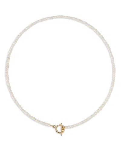 Shashi Ciel Cultured Freshwater Pearl Collar Necklace, 16.25 In White
