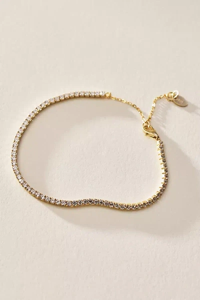 Shashi Classic Tennis Bracelet In Gold
