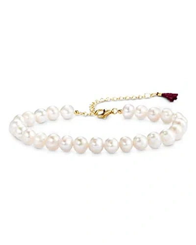 Shashi Classique Cultured Freshwater Pearl Bracelet In White