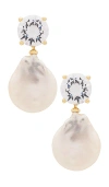 Shashi Cleo Earring In 珍珠