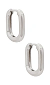 Shashi Cosmo Huggie In Silver
