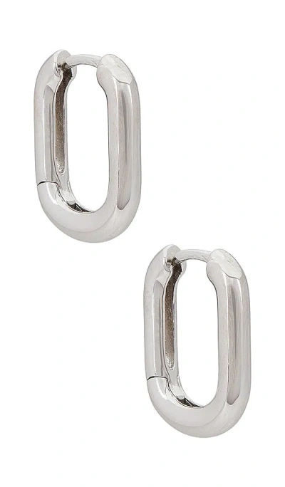 Shashi Cosmo Huggie In Silver