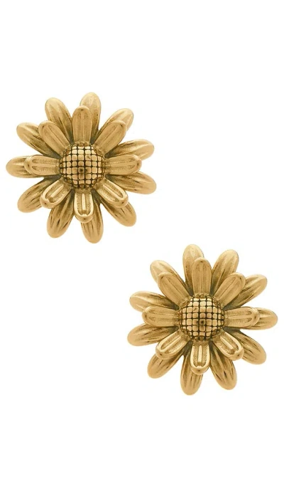 Shashi Daffodil Stud Earring In Gold